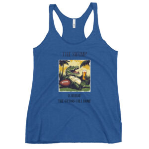 “The Swamp is Where the Gators Call Home” Women’s Racerback Tank